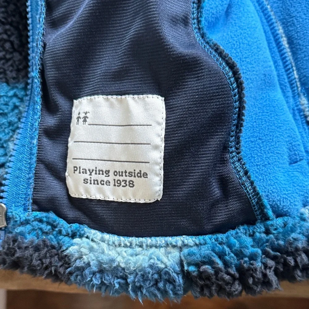 Columbia Kids' Plaid Blue Fleece